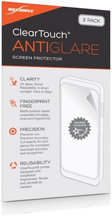 BoxWave Screen Protector Compatible with Skylight Calendar (15 inch) - ClearTouch Anti-Glare (2-Pack), Anti-Fingerprint Matte Film Skin