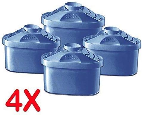 Alkaline Water Pitcher Cartridge Replacement | 150 liters/40 Gallon Capacity | Pure Clean Hydration | 4-Pack