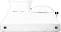 Grounding Sheets King Size 90% Organic Cotton,10% Silver Fiber Grounding Well Bed Sheets for Better Sleep and Stress Relief Bare Earthing Grounding Sheets Deep Pocket 15" Design (White,80x76x15.8)