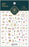 Small Cute Sticker 3D Relief Design Decals for iPhone 17 PRO / 17 PROMAX Cell Phone Camera Screen Lens,for NintendSwitch Game Handle Controllers，Scrapbooking Laptop Diary Planner Collage DIY (TS-865)