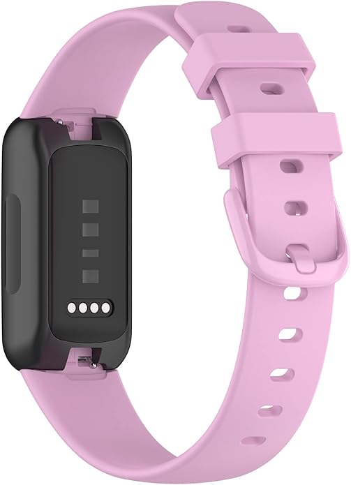 (4 Pack) Bands Straps Intended for Fitbit Inspire 3 Health & Fitness Tracker, Colorful Comfortable Flexible Silicone Band Rubber Strap Wristbands Sports Accessories for Inspire 3