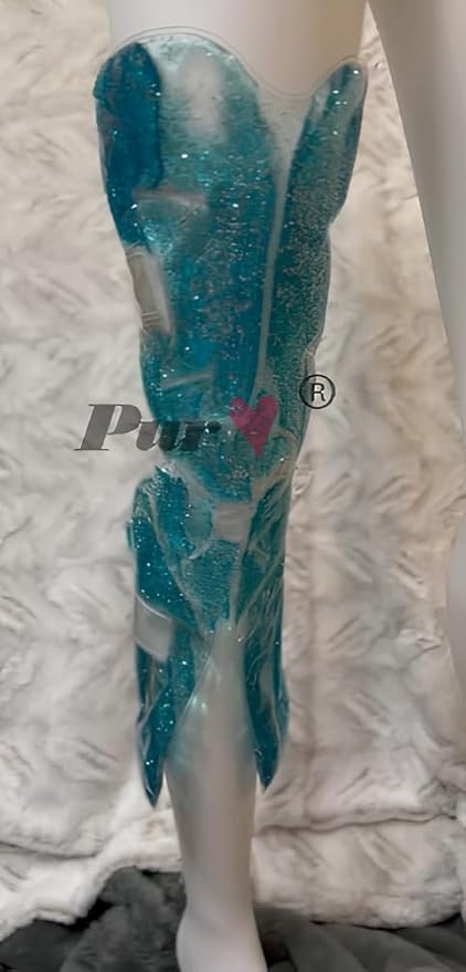 Akila - PurHeart's Recovery Gel Pack Wrap Sleeve for the 'Whole-Leg' (Green Color)