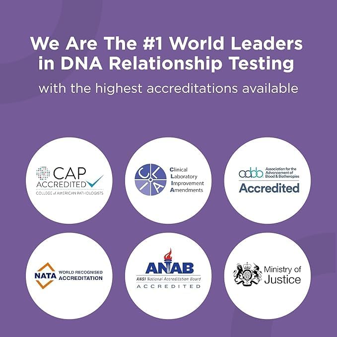 DNA Paternity Testing for Child and Father, FedEx Return, Over 99.99% Confidence, All Fees Included, Fast Results