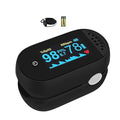 ACMC Oximeter, Features Oximeter with Alarm, Fingertip Pulse Oximeter with Alarm, Features Alarm & OLED Large Screen & Lanyard Black
