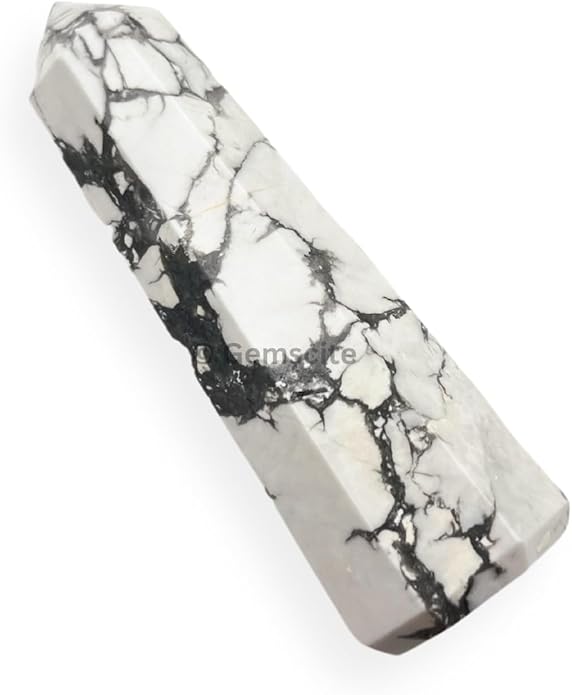 WholesaleGemShop 3 Inch Gemstones Obelisk Tower Jumbo Facet Aura Rock Crystal Natural Polished Earth Wand Spirit
