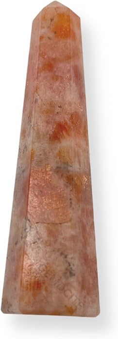 WholesaleGemShop 3 Inch Gemstones Obelisk Tower Jumbo Facet Aura Rock Crystal Natural Polished Earth Wand Spirit