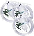 3 x Oxygen Masks Medium Concentration Adult with 7' Tube Tubing