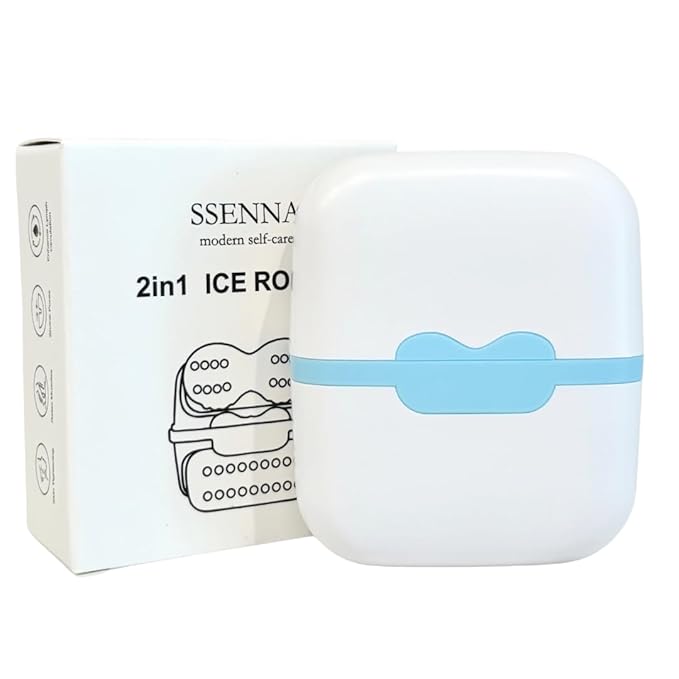 2in1 Ice Roller for Face and Body Shaping, Cooling Therapy - Reduce Puffiness and Skin Tightening, Self-care Gift