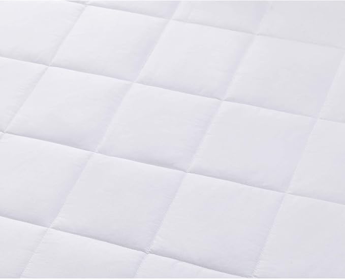 RelaxBlanket Weighted Blanket | 60''x80'',10lbs | for Individual Between 90-140 lbs | Premium Cotton Material with Glass Beads | White
