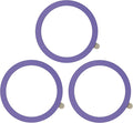 TENOC Universal Metal Ring Sticker for Magnetic Charger Compatible with iPhone/Samsung/Android All Cellphones, Magnetic Mount/Phone Holder Conversion Accessories, 3Pcs, Light Purple