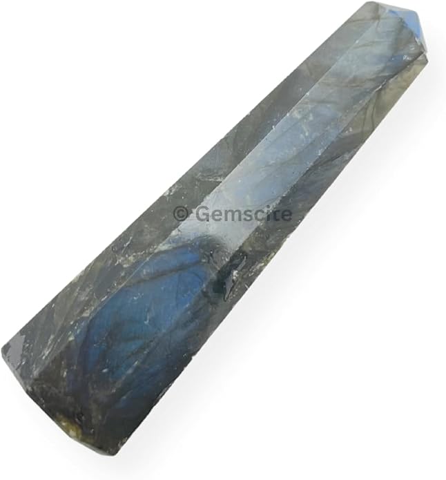 WholesaleGemShop 3 Inch Gemstones Obelisk Tower Jumbo Facet Aura Rock Crystal Natural Polished Earth Wand Spirit