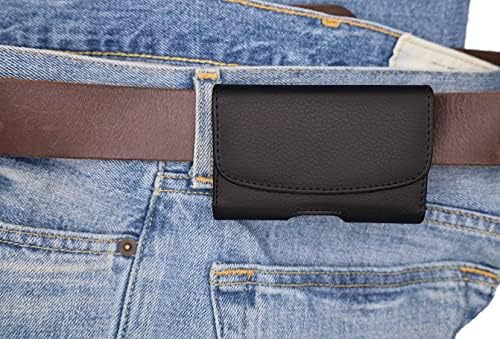Premium Holster with Belt Clip for Freestyle Libre 3/ Freestyle Libre 2 (Continuous Glucose Monitor) (Black/HORIZONTAL1)