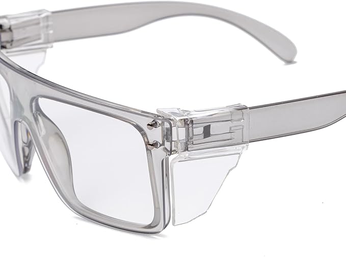 Photochromic Anti Bluelight UV400 Auto-Darkening Clear to Smoke Lens Transitional ANSI Z87.1 Safety SunglassesGlasses