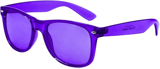 PURPLE CANYON Indigo Color Therapy Glasses for Chakra Healing, Chromotherapy, and Mood
