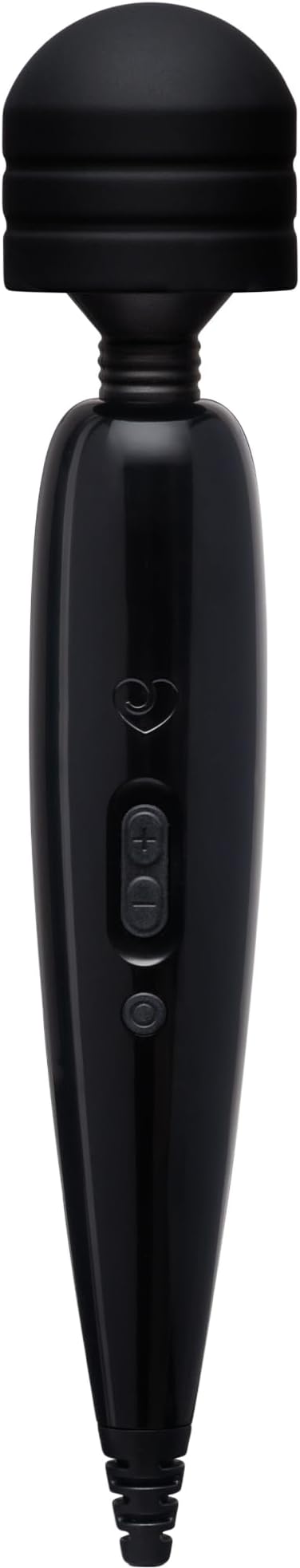 Lovehoney Powerful Electric Handheld Massager - Mains Powered Body Massage Tool with 12 Vibration Modes - Flexible Neck for Muscle Aches in Back, Neck, Shoulders, Legs – Black