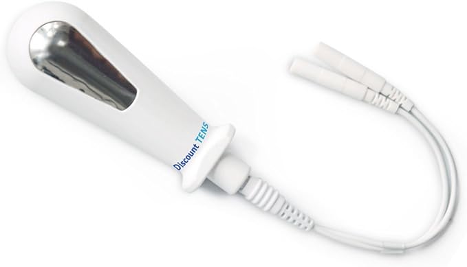 Discount TENS - Vaginal Probe Electrode for TENS, EMS, Estim, Electro Stim Units – Pelvic Floor Exerciser & Kegel Tonor, Medical Grade Stainless Steel & Bio-Plastic with 2mm Pin Connector. Model V1