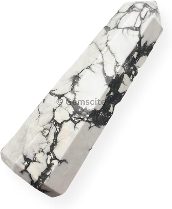 WholesaleGemShop 3 Inch Gemstones Obelisk Tower Jumbo Facet Aura Rock Crystal Natural Polished Earth Wand Spirit