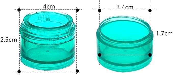 HaiSea Weekly Travel Pill Planner-Monthly Pill Organizer, Daily Month Pill Box-Separate AM/PM Compartments Colors Vary (Green)