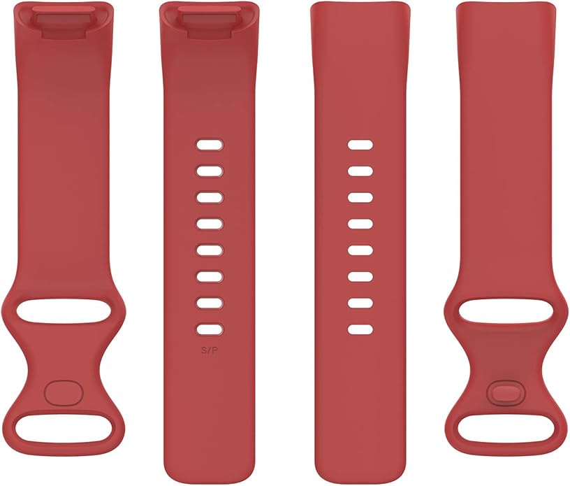 Compatible Soft Silicone Bands Sports Wristbands Replacement for Fitbit Charge 5&Charge 6 Advanced Fitness & Health Tracker Accessories Small/Large Watchbands