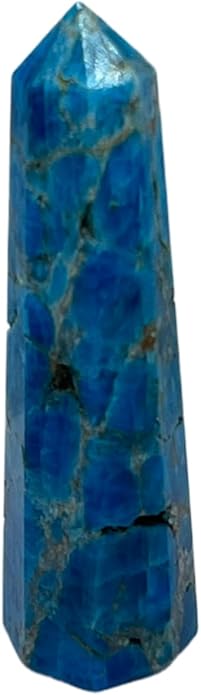 WholesaleGemShop 3 Inch Gemstones Obelisk Tower Jumbo Facet Aura Rock Crystal Natural Polished Earth Wand Spirit