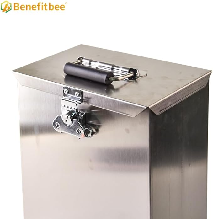 Stainless Steel Bee Smoker Jail Sealed Storage Box | smoke-Contained, Faraday Box | Multi-Purpose Tool Storage Box for Beekeepers, Farmers, Technicians & Outdoor Enthusiasts