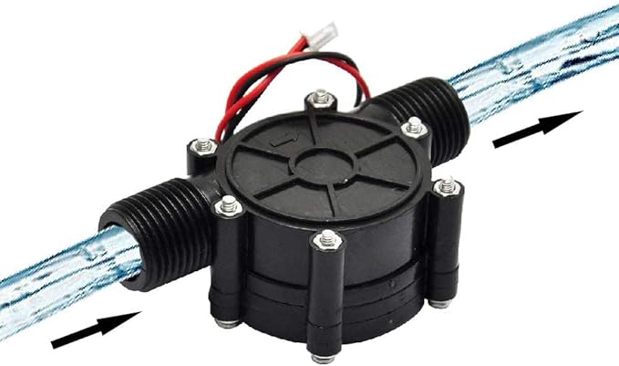Beduan Micro Water Turbine Generator Hydroelectric Power G1/2" Male Thread 12V Micro Hydro Generator Changeing Tool