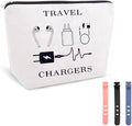 Elastic Silicone Cable Straps Cord Organizer Anti Loss Charging Cable Organizer Bag Pouch Travel Data Cable Protector Cover Charge Cord Tie Wraps Protection Portable Earphone Plug Charger Storage Bag