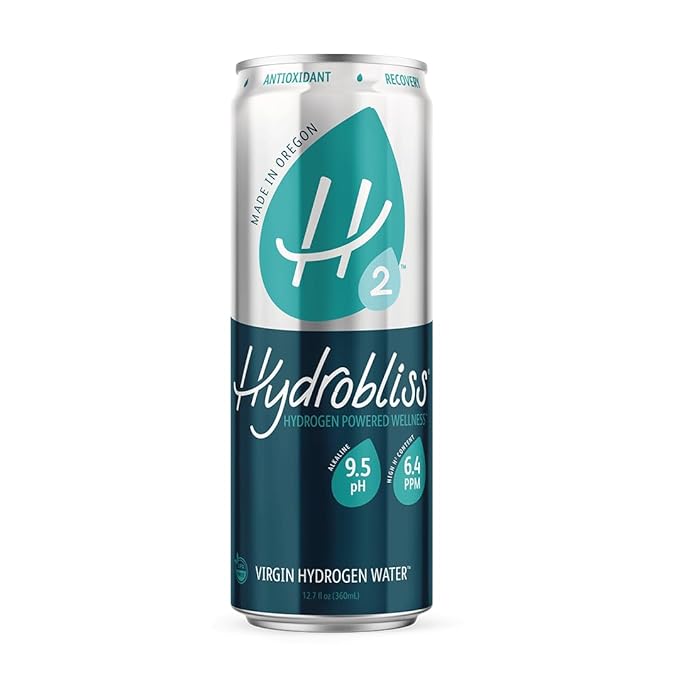 Hydrobliss® Virgin Hydrogen Water - Case of 12 BPA-Free Cans