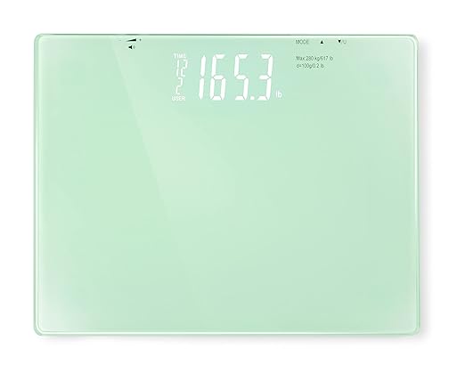 JB8524 Deluxe Talking Scale. Digital Body Weight Talking Bathroom Scale, High Precision Measurements, Over 600 Pound Capacity Weight Scale. Extra-Large Display, Auto-Calibrated, Precision Balanced