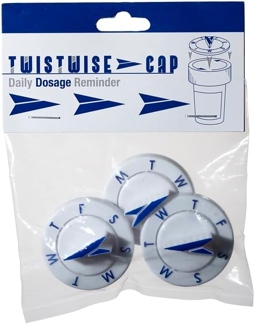Twistwise™ Once Daily Pill Reminder Dosage Dial - 3 Pack