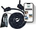 Flow Rope Exercise Jump Rope – 500g (1.10lb) Weighted Flow Jump Rope for Cardio, Boxing, HIIT & Upper Body Fitness – Adjustable Double Woven Workout Rope for Men, Women, Beginners – Indoor & Outdoor Use