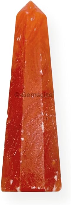 WholesaleGemShop 3 Inch Gemstones Obelisk Tower Jumbo Facet Aura Rock Crystal Natural Polished Earth Wand Spirit
