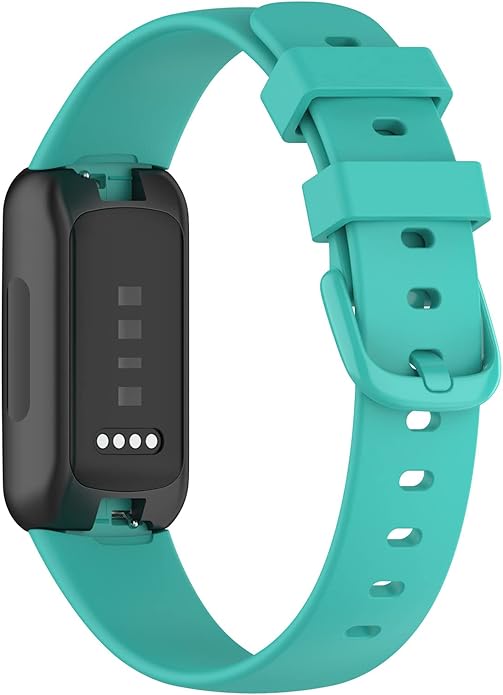 (4 Pack) Bands Straps Intended for Fitbit Inspire 3 Health & Fitness Tracker, Colorful Comfortable Flexible Silicone Band Rubber Strap Wristbands Sports Accessories for Inspire 3