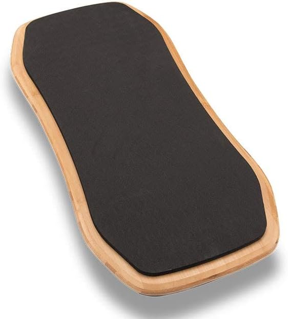 UPLIFTDESK Bamboo Motion-X Balance Board - 27” Ergonomic Wobble Board for Standing Desks, Anti-Fatigue Support for Core Engagement & Stability
