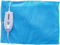 BodyMed Moist & Dry Heating Pad with Auto Shut Off Heating Pad for Neck, Shoulder, Back and Muscle Discomfort Relief - 12 in. x 15 Inch, Blue