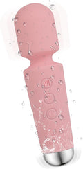 Personal Massager, Micro Wireless Massager, Small & Powerful, Waterproof Portable, Suitable for Relieving Neck, Leg and Shoulder Pain, Pink