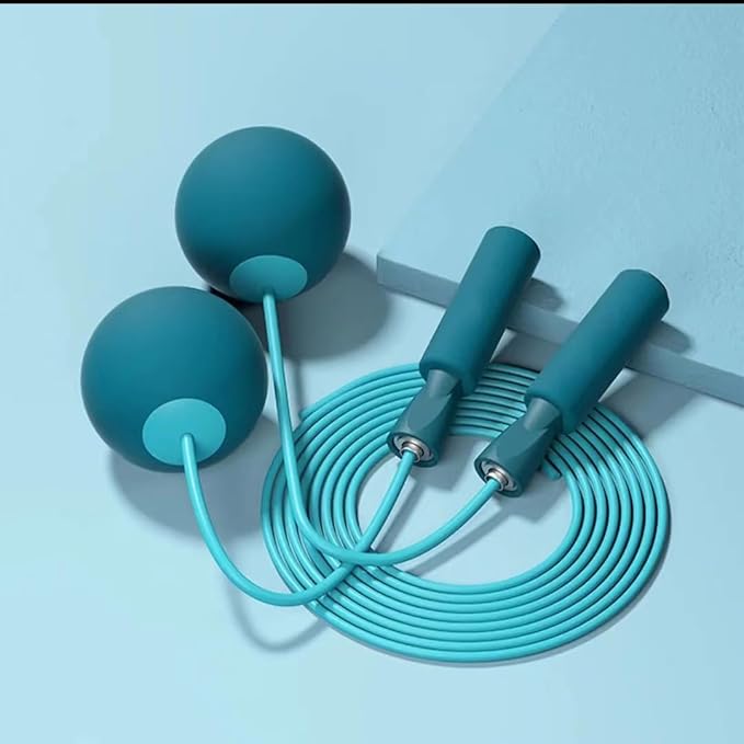 Weighted Jump Rope Without Rope Skipping Rope No Line Speed Rope Cordless For Fitness Workout Anywhere Ropeless Bod Rope for Exercise Training Beachbody Build