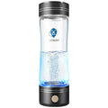 Hydrogen Water Bottle Maker Machine Hydrogen Water Generator Ionizer with SPE and PEM Technology (Dull Black)