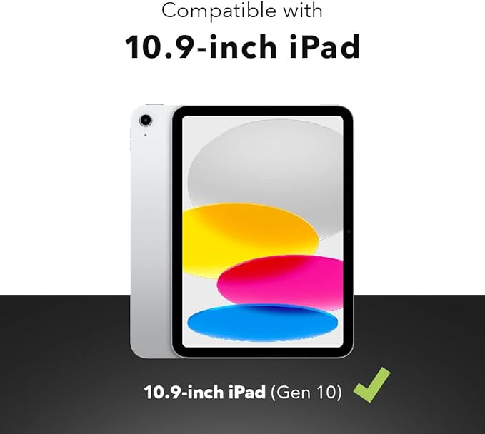 ZAGG Invisible Shield Glass Elite VisionGuard Screen Protector for Apple iPad 10.9-inch (Gen 10-2022) - 5X Stronger, Blue-Light Protection, Anti-Fingerprint Technology, Easy to Install