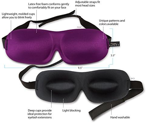 Bucky 40 Blinks Sleep Mask, Sea Glass