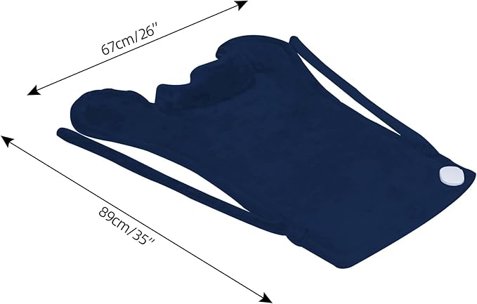 26" x 35" Flannel Neck&Shoulder&Back Heating Pad with 12 Temperature Settings&Countdown timer, Pain Relief for Back/Neck/Shoulders/Menstrual Pain, Christmas Gifts for Women Men Mom Dad(Navy Blue)