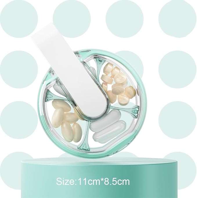 Weekly 7 Day Pill Organizer, Travel Pill Box, Pill case, Medicine Organizer, Pill Container, Pillbox 7 Day, Pill Dispenser, Medication Organizer, Pill Organizer Weekly