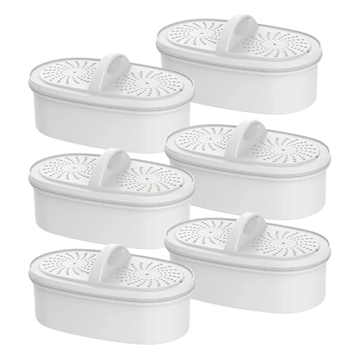 Replacement for All Waterdrop® Pitcher Filtration System, Fits Waterdrop WD-PF-01A Plus, Reduces Lead, PFOA/PFOS, Chlorine, Last Up to 3 Months or 200 Gallons (Pack of 6), AQUA CREST
