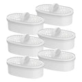 Replacement for All Waterdrop® Pitcher Filtration System, Fits Waterdrop WD-PF-01A Plus, Reduces Lead, PFOA/PFOS, Chlorine, Last Up to 3 Months or 200 Gallons (Pack of 6), AQUA CREST