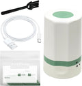 EZ Grind Electric Pill Crusher – Automatic Medication Grinder for Tablets & Vitamins – Rechargeable, Easy to Use, Stainless Steel Blade, Safe & Consistent Results (Green with Pill Pouches)