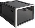 SANIDIKA Medicine Lock Box - Refrigerator Lockable Box for Food Storage Locker - Lockbox with Combination Lock- Pill Case Medical Organizer Locking Cabinet - Ipad Tablet Phone Jail Boxes