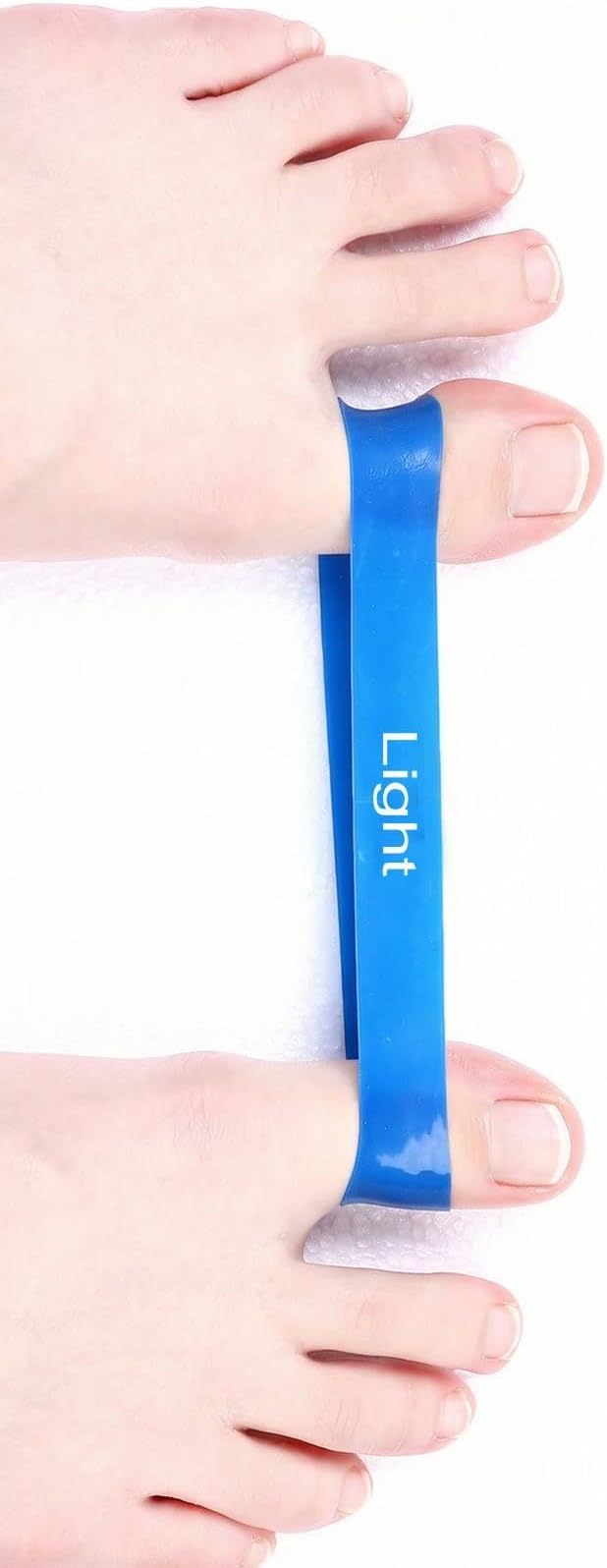 Sibba 5Pcs Toe Resistance Bands Toe Stretcher Bands for Bunion Correction Bunion Relief Toes Strength Foot Exercise Band for Hallux Valgus Yoga Daily Toes Training