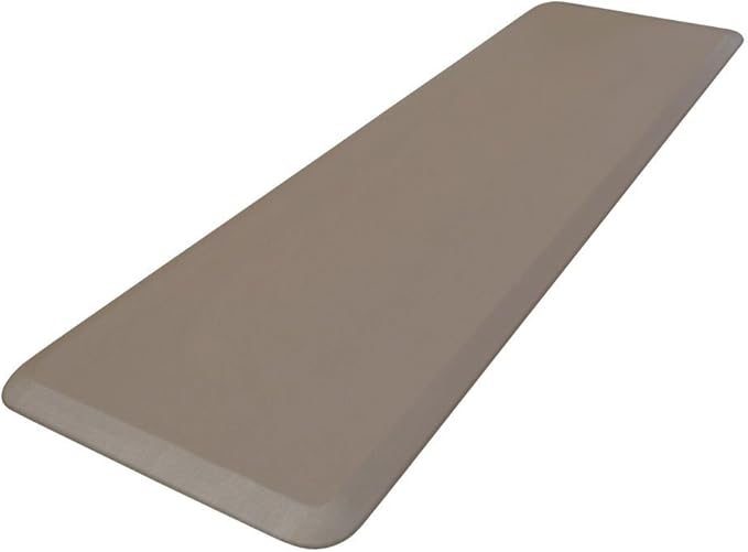 New Life by GelPro Professional Grade Anti-Fatigue Kitchen & office Comfort Mat, 20x72, Stone ¾” Bio-Foam Mat with Non-Slip Bottom For Health & Wellness
