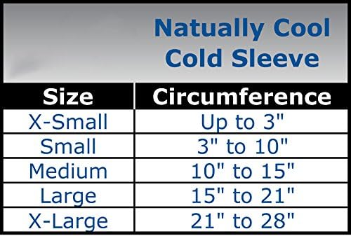 Fast Freeze Naturally Cool Cold Therapy: Compression Sleeve, Medium
