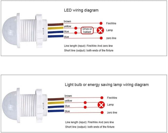 5/10Pcs PIR Infrared Motion Sensor Detector Smart Switch 110V Light Switch Auto (5pcs)